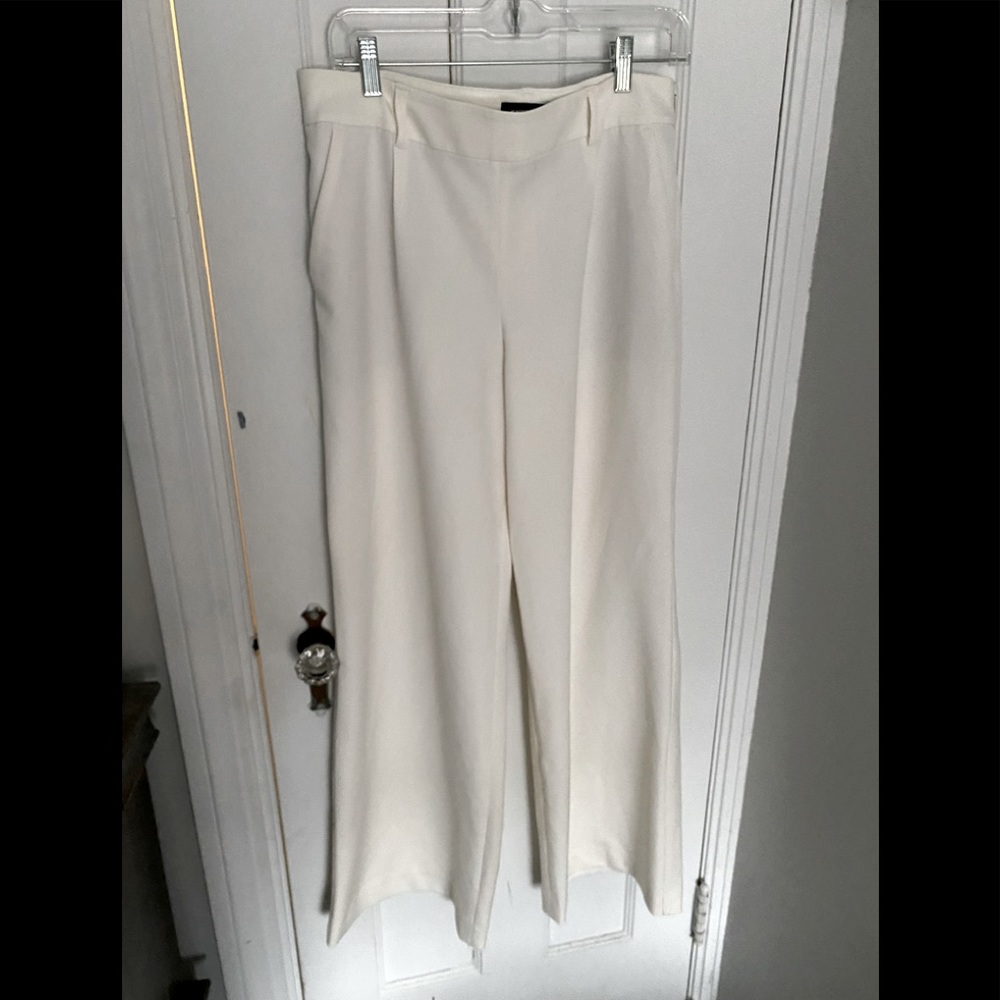 Express Mid Rise Wide Leg Dress Pant